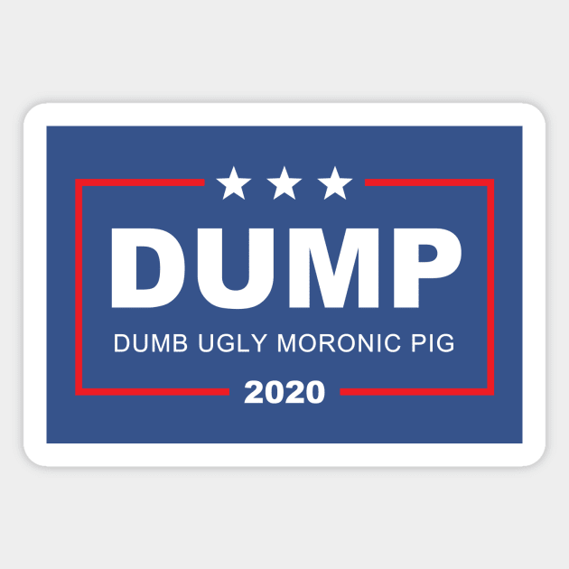 Dump Trump Magnet by WMKDesign